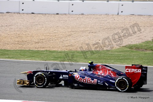 Daniel Ricciardo in Qualifying for the 2013 British Grand Prix