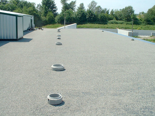 Stop-A-Drop application on top of Warehouse Roof