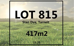 Lot 815, Stan Dve, Tarneit VIC