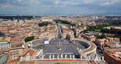 Atop the Vatican