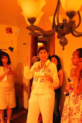Host Yolanda Alvarado and guests