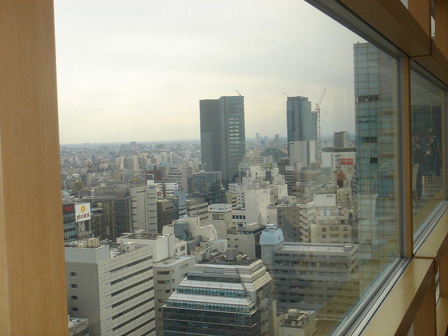 渋谷駅前のマークシティ２５階から撮ったク...