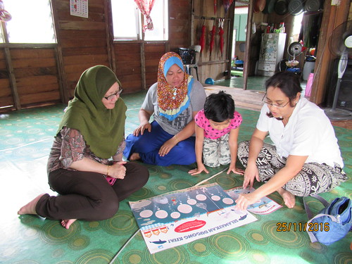 Showing Posters to the Villagers 2