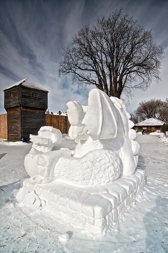 Snow sculpture II