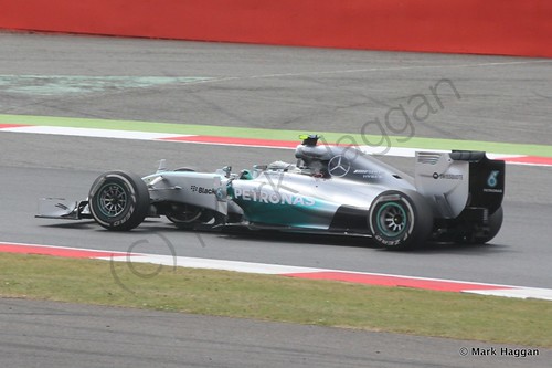 Nico Rosberg during The 2014 British Grand Prix