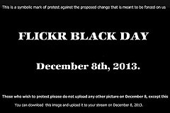 Flickr Black Day