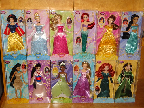 11 disney princess dolls