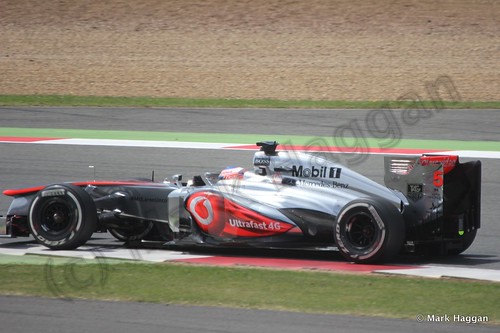 Jenson Button in the 2013 British Grand Prix