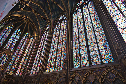 Sainte Chapelle Interior Stained Glass