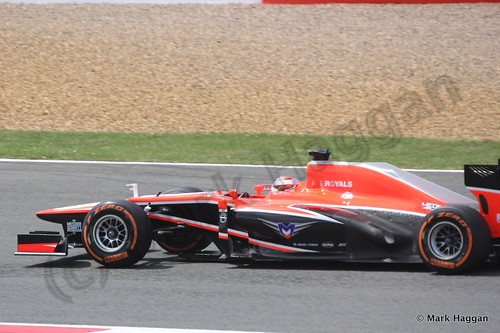 Jules Bianchi in the 2013 British Grand Prix
