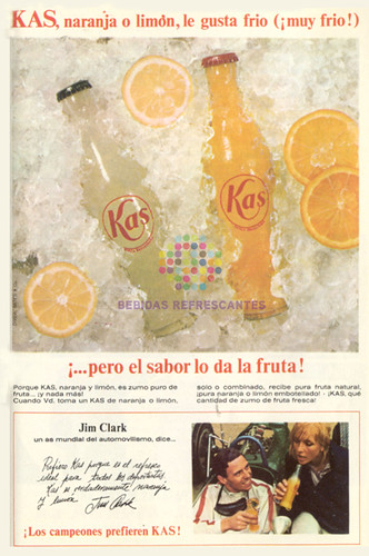 Kas. “El sabor lo da la fruta”. 1967
