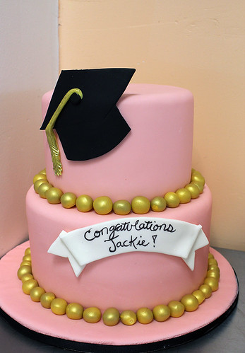 Simple graduation cake
