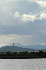 Wallace Monument with Ben Ledi behind