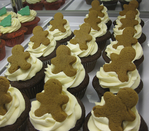 Gingerbread Men Cupcakes