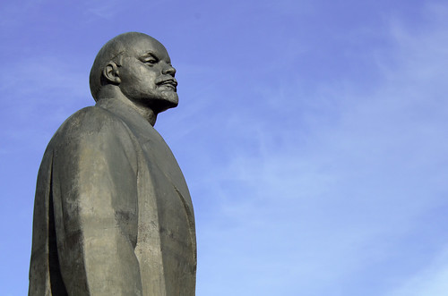 Lenin: Always looking to the future.