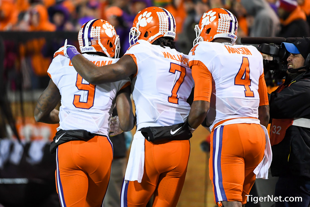 Clemson Football Photo of Deshaun Watson and Mike Williams and Wayne Gallman and Wake Forest
