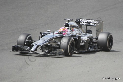 Jenson Button during The 2014 British Grand Prix