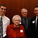 2011 Endowment Dinner (l to r): Alex Young, Tempie Furr, Benny Furr, and Beck Waldbauer