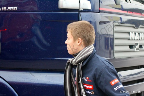 Daniil Kvyat at Formula One Winter Testing 2014