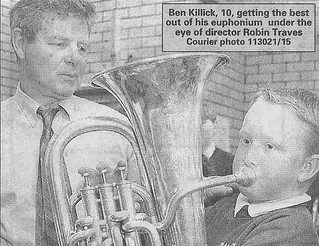 Ben Killlick and Band Master Robin Traves