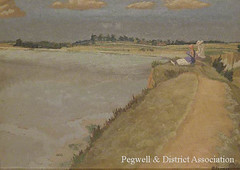Pegwell Bay by Gilbert Spencer 1921