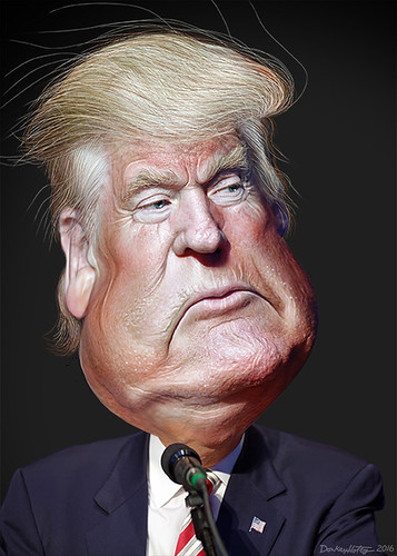 Donald Trump - Caricature
