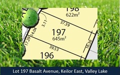 Lot 197 Basalt Avenue, Keilor East VIC