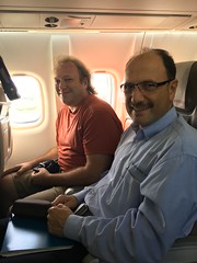 Jordan and a Greek engenior that i met on the flight.