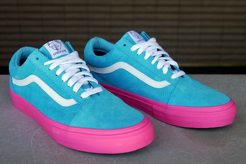 blue and pink vans tyler the creator