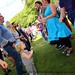 Moseley Folk Festival 2014, little girl at the hay dance / hoedown