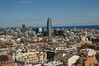 Vue de Barcelone depuis les tours de la Sagrada
