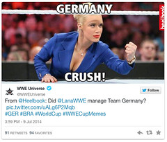 The WWE Universe Twitter crowd, at the heelbook meme-sharing thing again