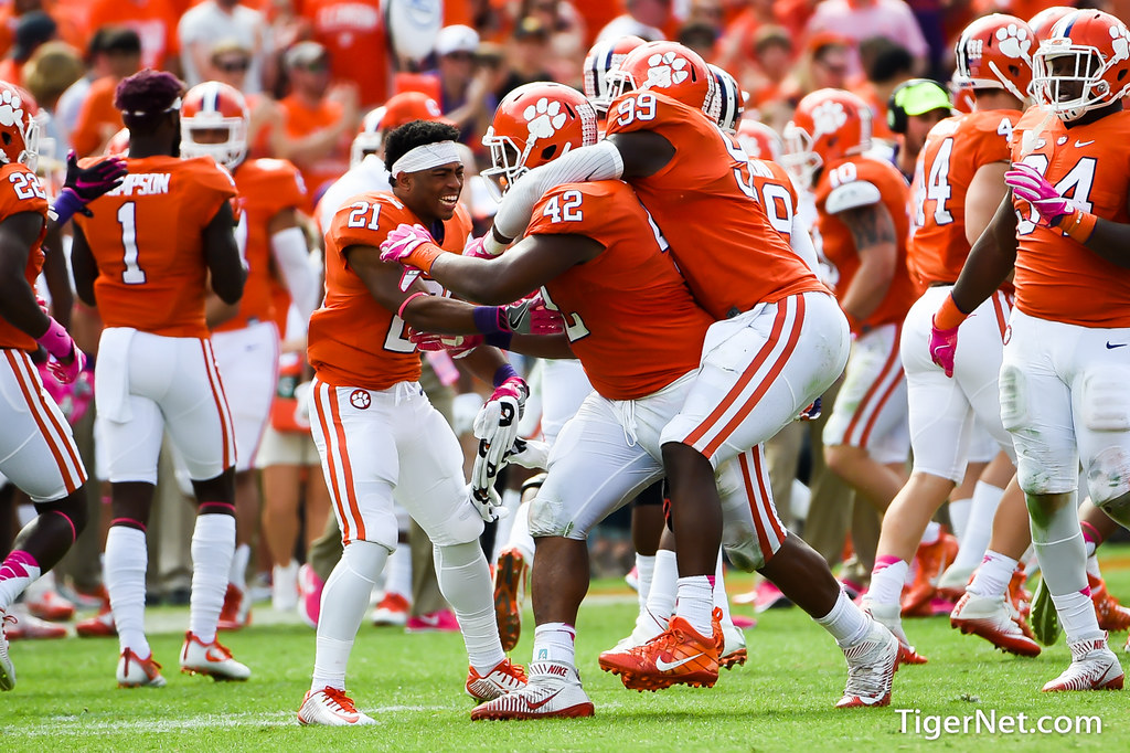 Clemson Football Photo of ncsu and Adrian Baker and Christian Wilkins