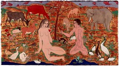 Tsugoharu Foujita (1886-1968) - Adam and Eve (Art Institute of Chicago, USA)