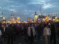 Oktoberfest at nighttime!