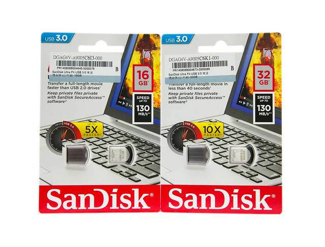 最小的隨身碟！小黑豆改版！Sandisk Ultra Fit 32GB/16GB 隨身碟測試分享 @3C 達人廖阿輝