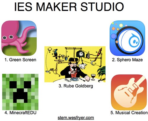 IES Maker Studio in STEM Class by Wesley Fryer, on Flickr