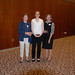 2012 Endowment Dinner (l to r): Betsy Carson, Brianna Poulos, Virginia Carson