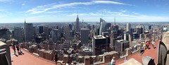 View from Rockefeller Center over Manhattan Skyline! Best view in NYC!