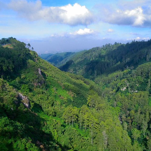 Maribaya Valley, to the southwest from Tebing Keraton