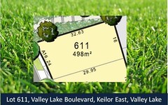 Lot 611 Valley Lake Boulevard, Keilor East VIC