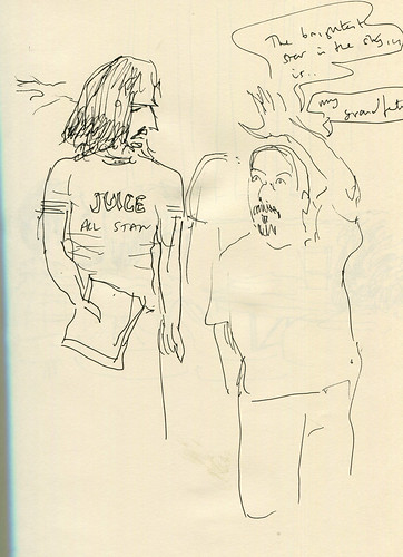 The Shroud - rehearsal sketch • <a style="font-size:0.8em;" href="http://www.flickr.com/photos/28034404@N02/14258526487/" target="_blank">View on Flickr</a>