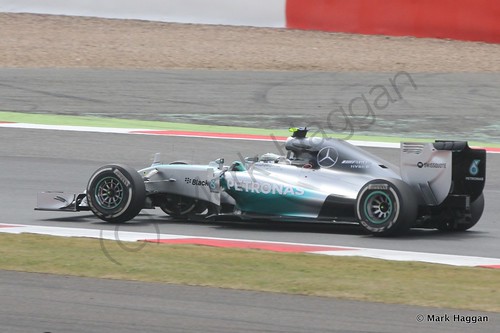 Nico Rosberg during The 2014 British Grand Prix