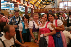 German local girls in their dirndl dress!