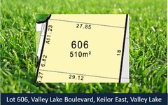 Lot 606, Valley Lake Boulevard, Keilor East VIC