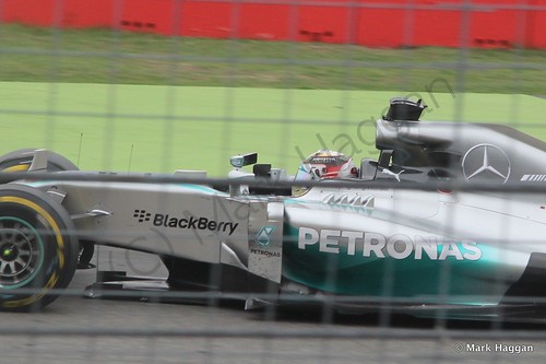 Lewis Hamilton in the 2014 German Grand Prix