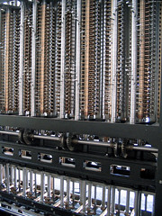 Babbage Difference Engine rows of mechanisms • <a style="font-size:0.8em;" href="http://www.flickr.com/photos/34843984@N07/15360356777/" target="_blank">View on Flickr</a>