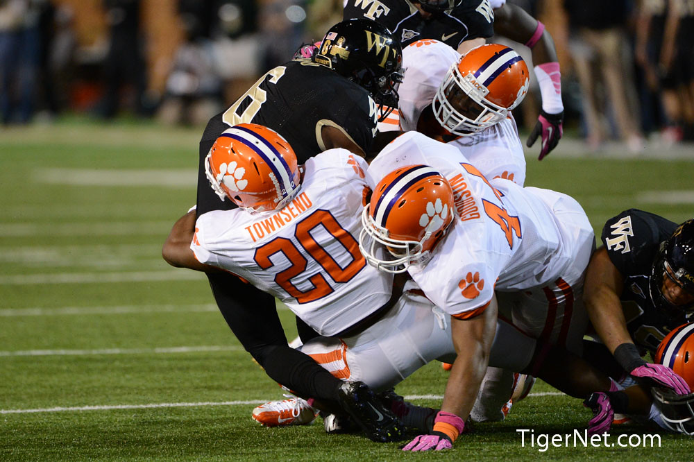 Clemson Football Photo of BJ Goodson and Lateek Townsend and Wake Forest