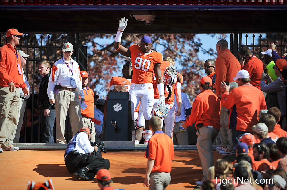 Clemson Football Photo of Kourtnei Brown and Wake Forest