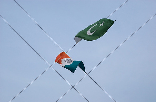 India-Pakistan Flags